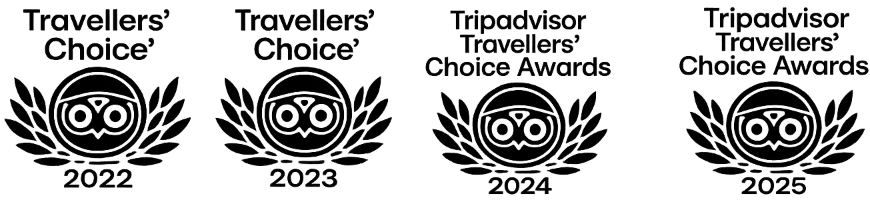 Tripadvisor Travelers' Choice Awards 2022-2025